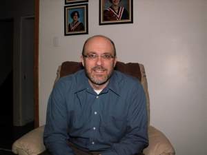 The self-portrait Rob sent to me.